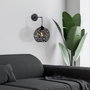 Opviq Fellini - MR - 710 Lámpara de Pared de Metal Negro